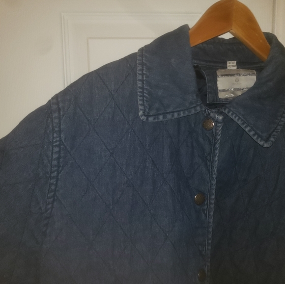 NUAGE VINTAGE QUILTED DENIM JACKET - Picture 3 of 5